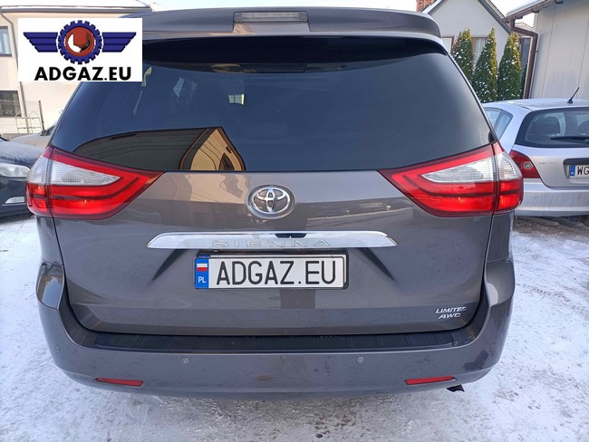 Toyota Sienna 3,5 V6 zbiornik 70L, instalacja BRC